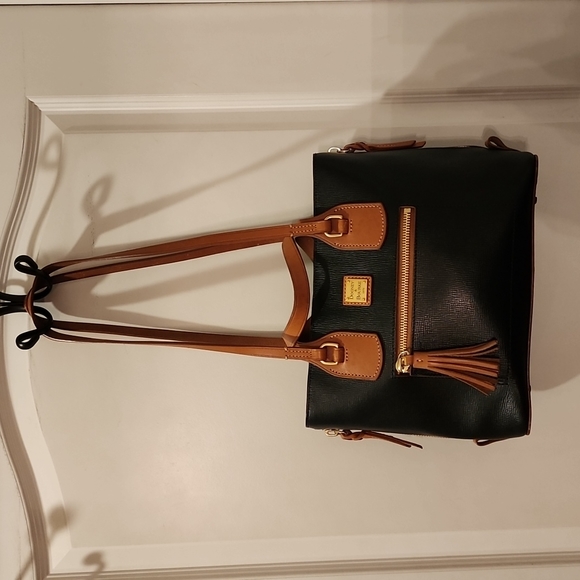 Dooney and Burke saffiano leather bag
